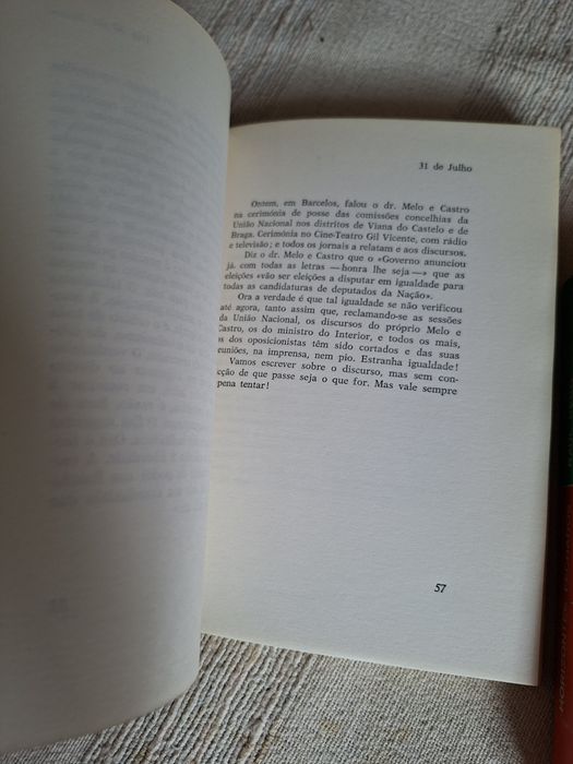 Raul Rego dois livros conjunto barato politica portuguesa