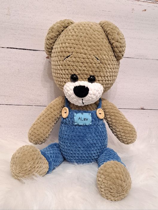 Miś handmade rękodzieło na szydełku