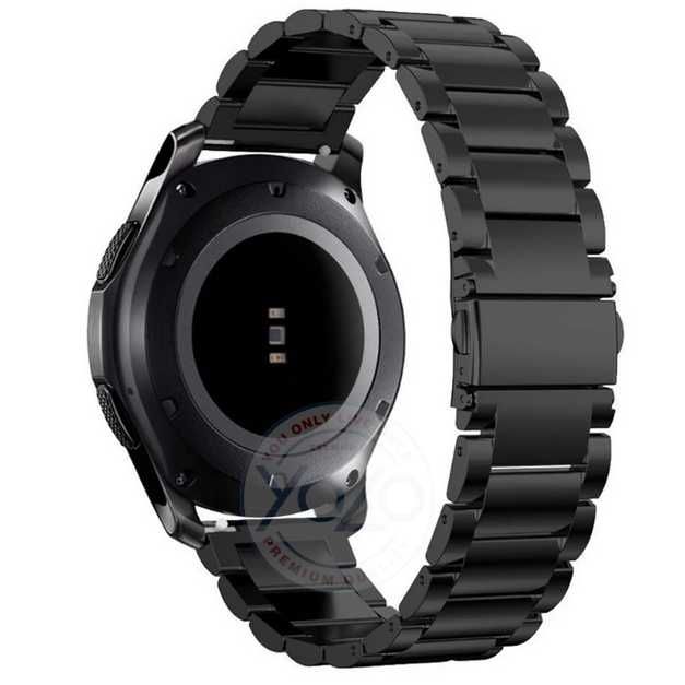 BRANSOLETA PASEK STALOWY 22mm do smartwatcha klasyczna elegancka +piny