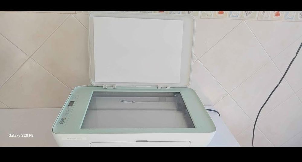 Impressora hp verde