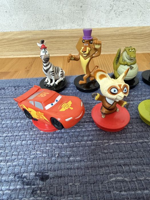Figurki z Kina, Cup Topper Figures, Zygzak, Shifu, Alvin