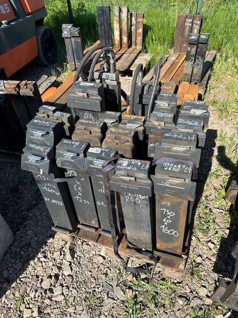 Widły do wózków widłowych - długość 900mm-1100mm FEM 2A, 3A - używane