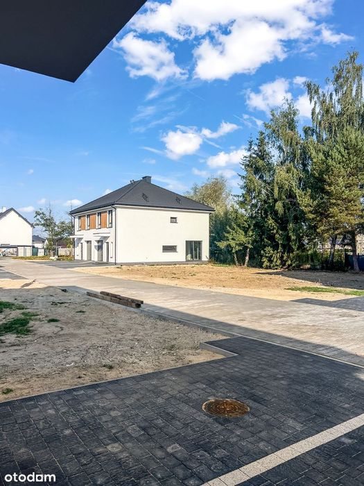 Dom z dużym ogrodem przy lesie | Marysin, gotowy bliźniak 117 m²
