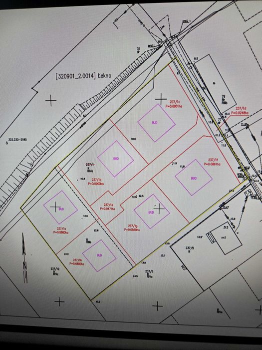 Działka 980m2 ** ŁEKNO ** Przy drodze nr 11 ** Z warunkami zabudowy