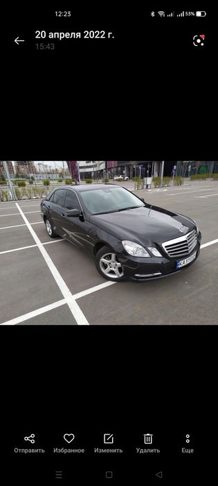 Mercedes-Benz E class w212 2011