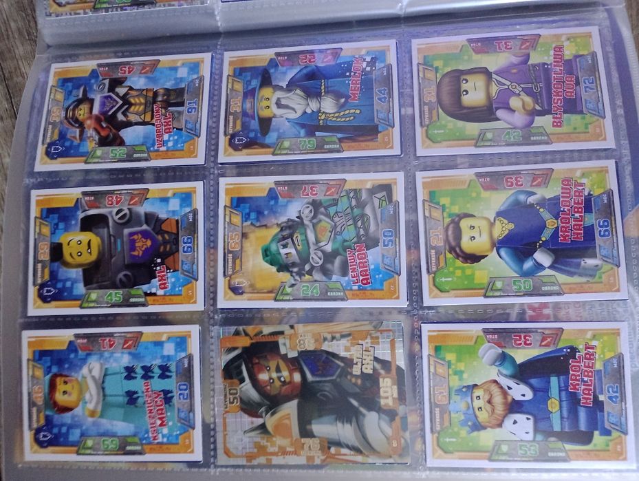 Nexo knights. Album z kartami. 104 karty, TCG seria 1