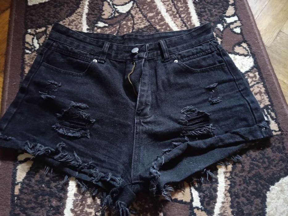 Szorty krótkie spodenki jeansowe wysoki stan Shein rozm M