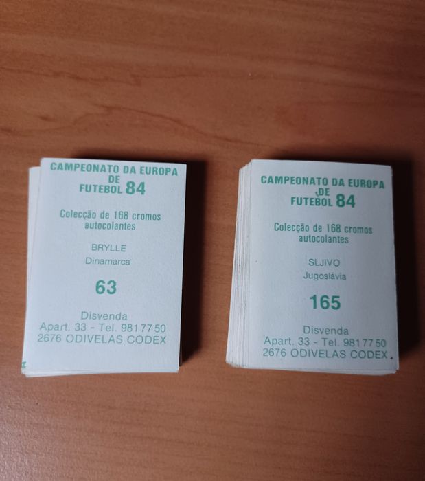 Cromos Euro 1984 Disvenda novos