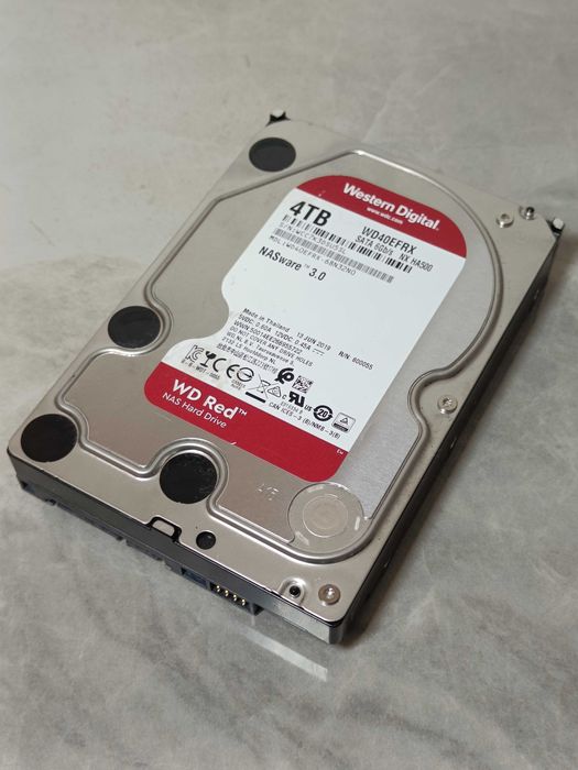 Хард диск HDD WD RED 4TB NASware 3.0 WD40EFRX 64mb CASH 2019р. ВИПУСК