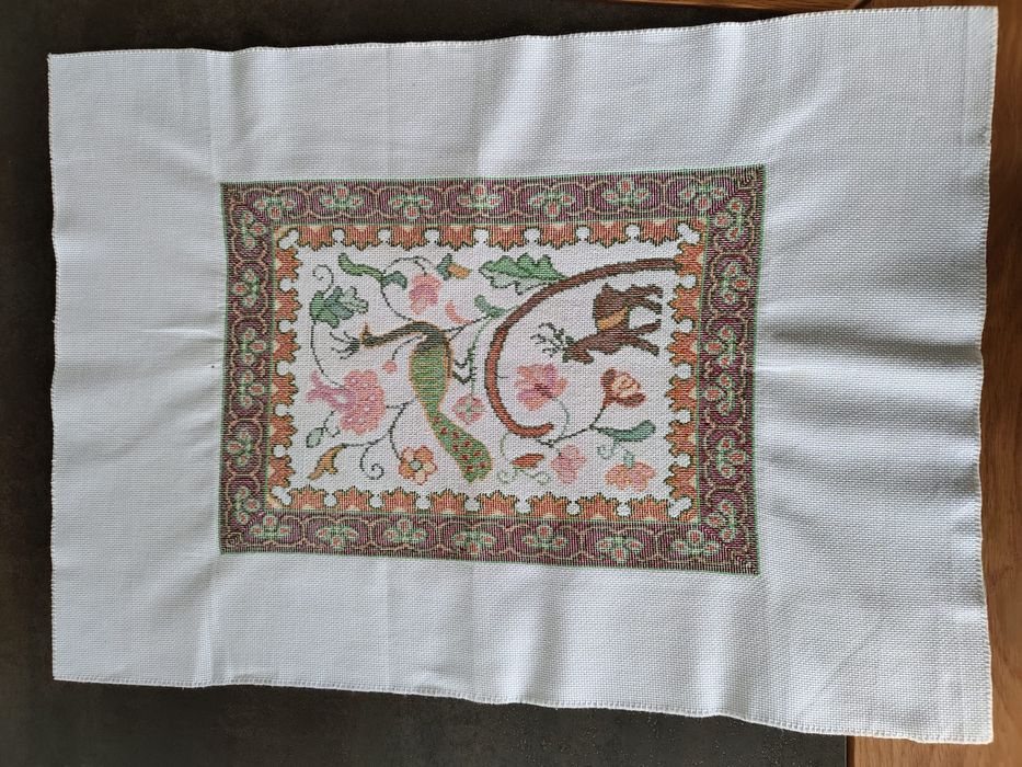 Quadro arraiolos em macramé - novo64752020070402123