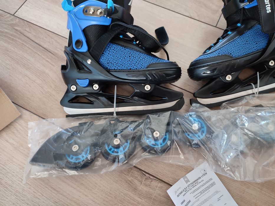 Nowe rolki i łyzwy w jednym.
