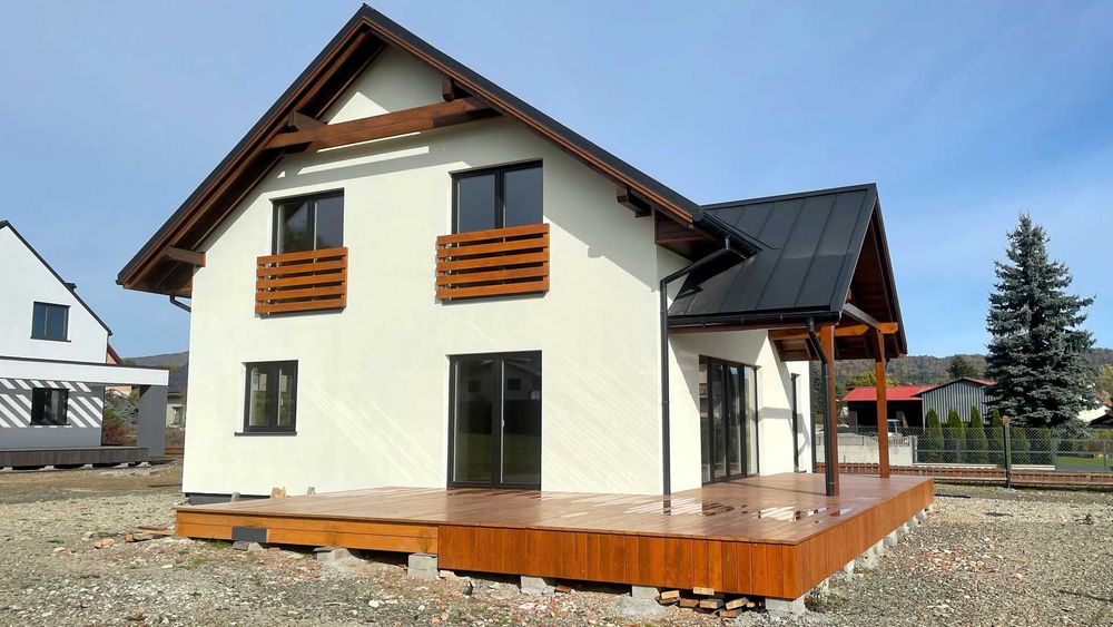 Promocja !!! Dom mieszkalny szkieletowy 145 m2 z ekspozycji