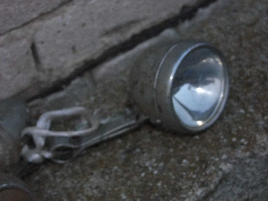 Stare lampy rowerowe