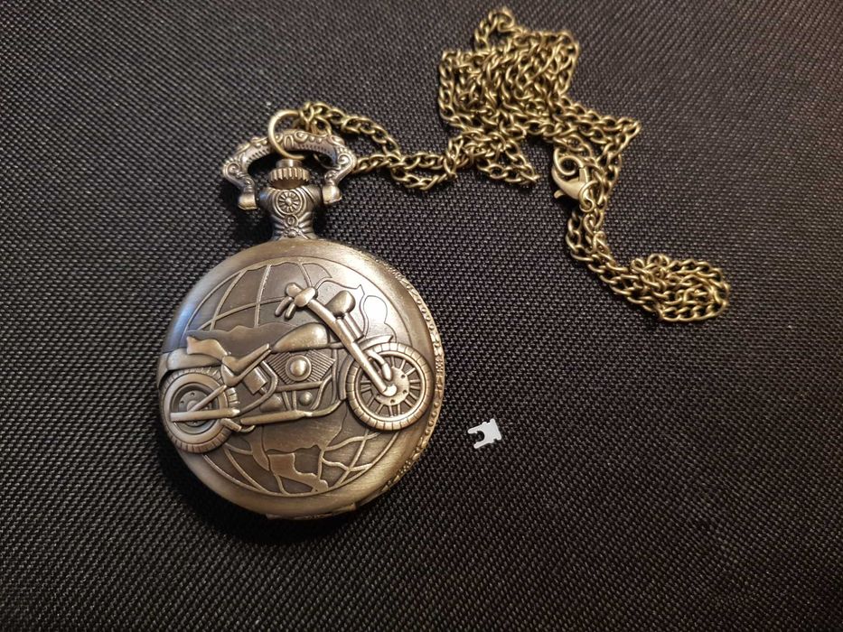 Zegarek kieszonkowy motocykl "wintage"