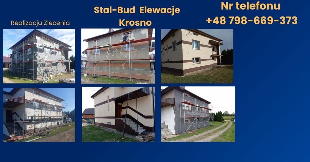 Elewacje/docieplenia/ termomodernizacje budynków