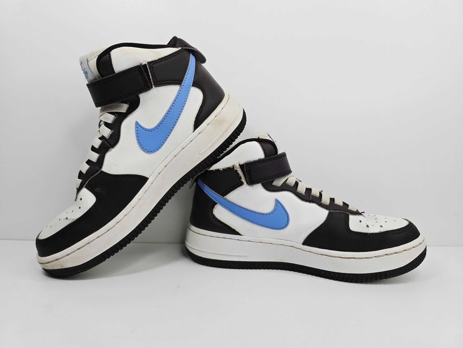 Nike air force 1 mid easyon wysokie skórzane sneakersy 36,5