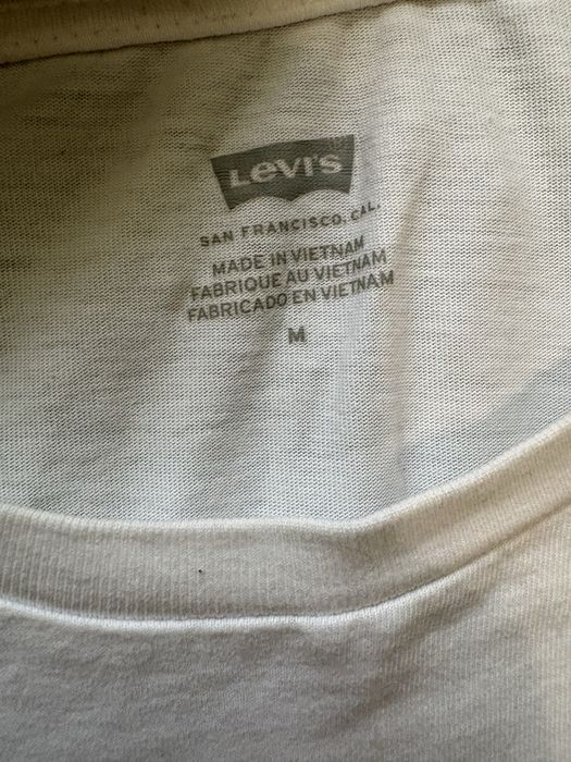 Лонгслів Levis білий розмір: м