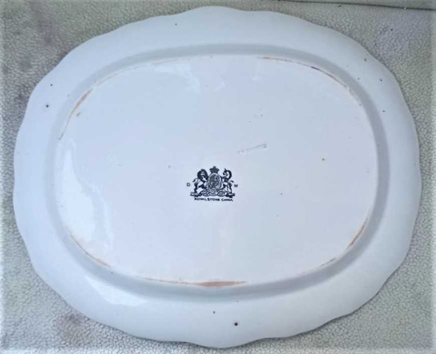 Блюдо овальное. Фарфор.Англия.19 век