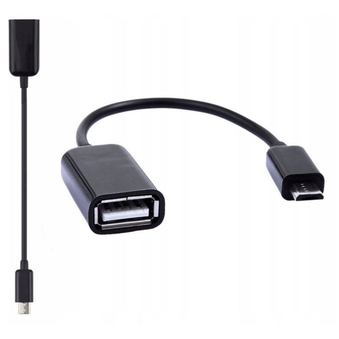 Kabel przejściówka OTG USB na MicroUSB adapter,