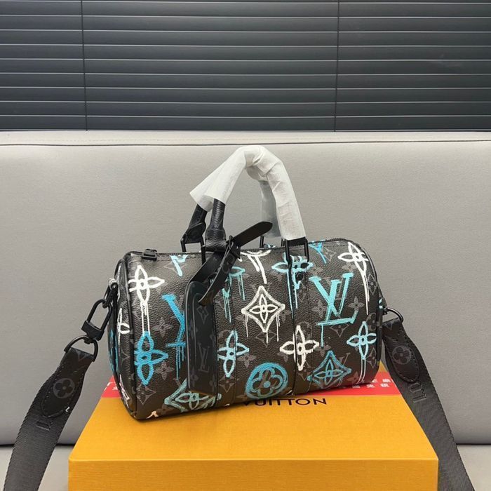 LOUIS VUITTON Keepal мужская сумка женская унисекс кожаная