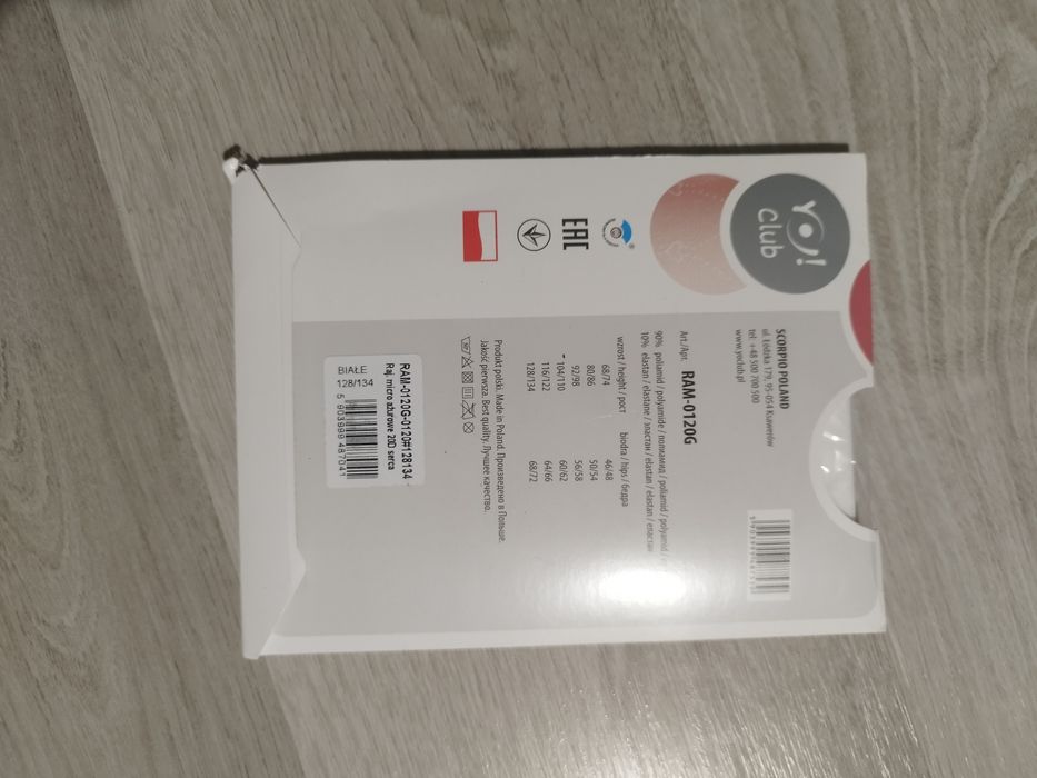 Cienkie rajstopy w wzorki 128-134