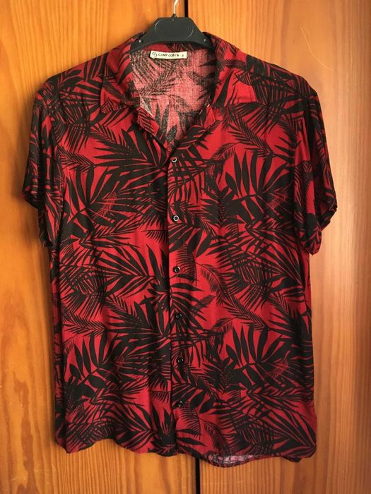 Camisas de manga curta para homem - havaianas etc