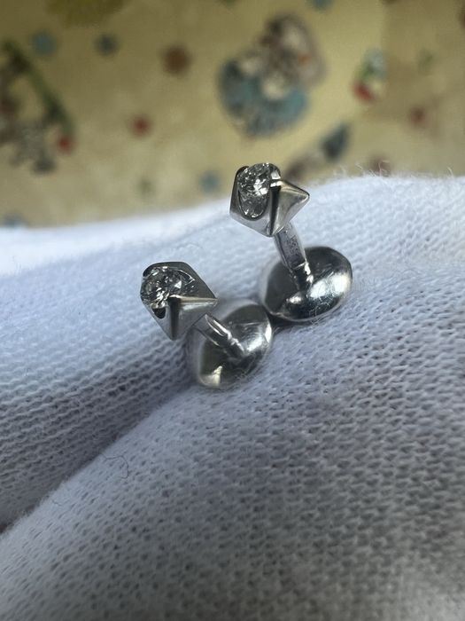 Пусеты с бриллиантами