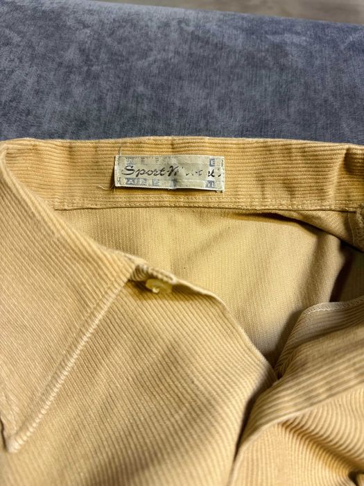 Koszula Sztruksowa Vintage 1980 rok rozmiar L