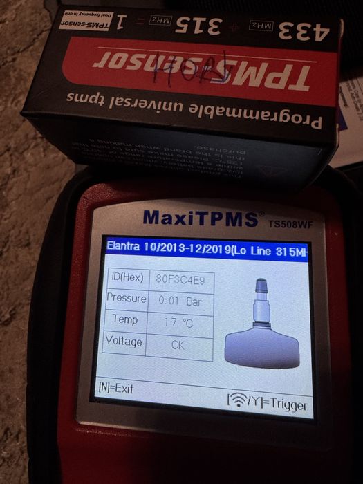 Датчики тиску шин коліс TPMS Autel