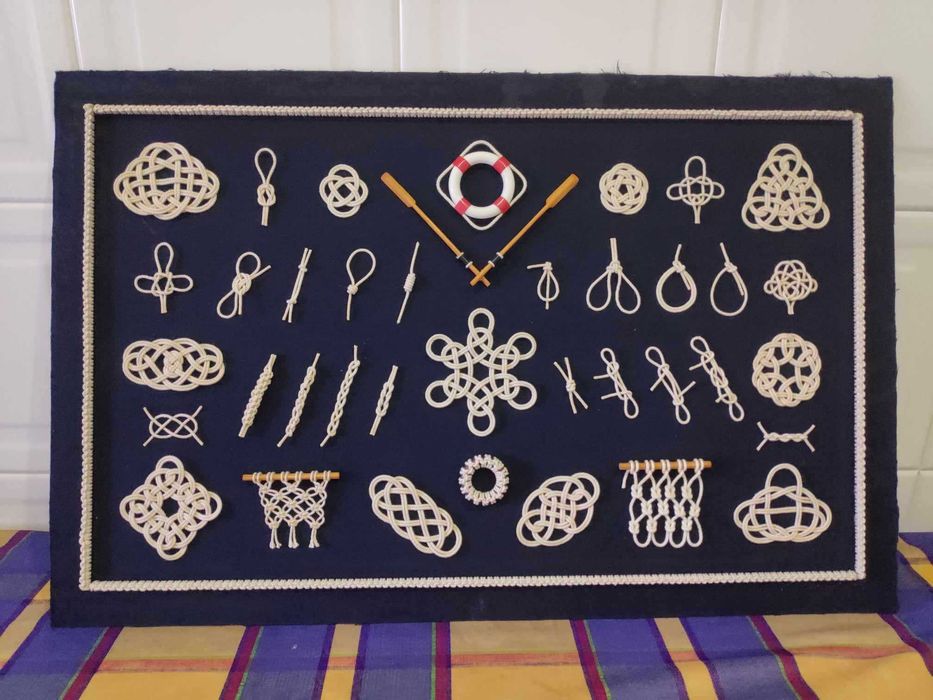 Quadro marinharia artesanal novo