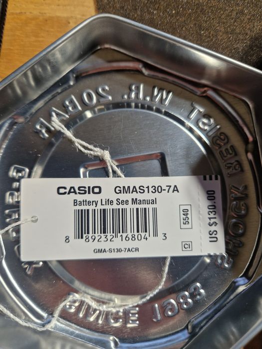 Годинник  Casio GMAS130-7A