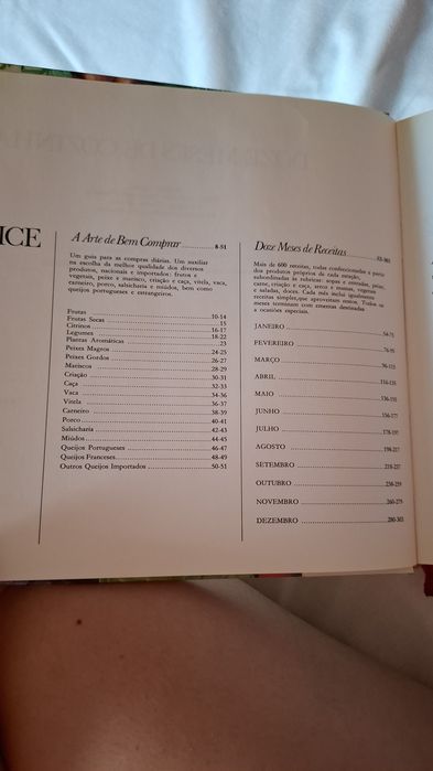 Livro Doze meses de cozinha