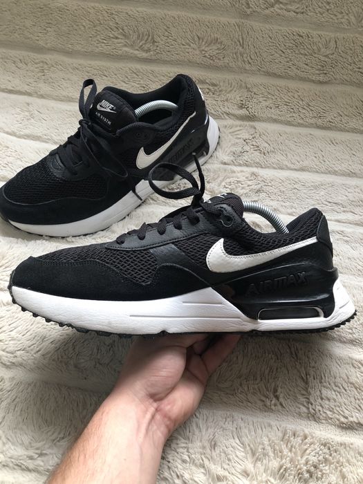 NIKE AIR MAX SYSTM (44.5) 28.5см мужские кроссовки оригинал черные