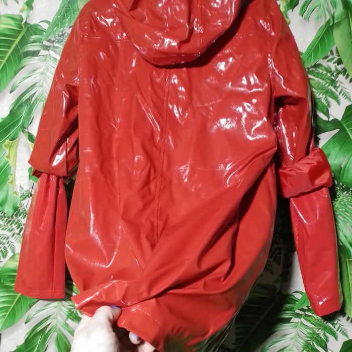 1+1=3.рубашка кожа.лак.Оверсайз пальто-плащ-тренч-куртка-топ