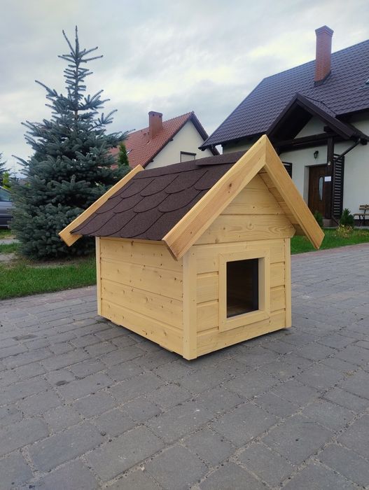 Drewniana Buda Psa 80 x 65