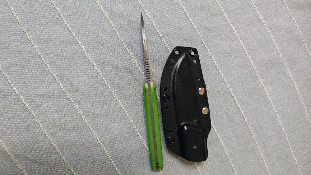 Nóż EDC od LKW Bug, G10, zielony