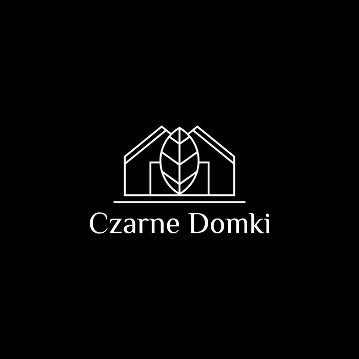 Czarne Domki nad jeziorem z balią/ jacuzzi i sauną