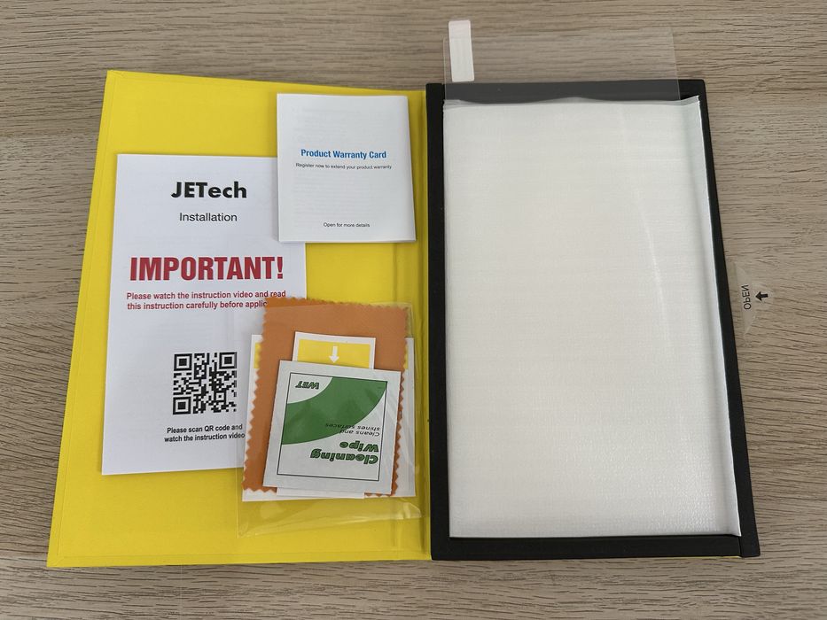 Película Steam Deck JETech vidro temperado antirriscos 1 unidade