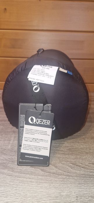 Пуховий спальний мішок QEZER QDM-1000 (Качиний пух / 600FP) Зимовий / Трьохсезонний