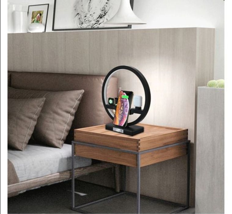 Candeeiro decorativo Multifuncional com carregamento wireless *Novo*