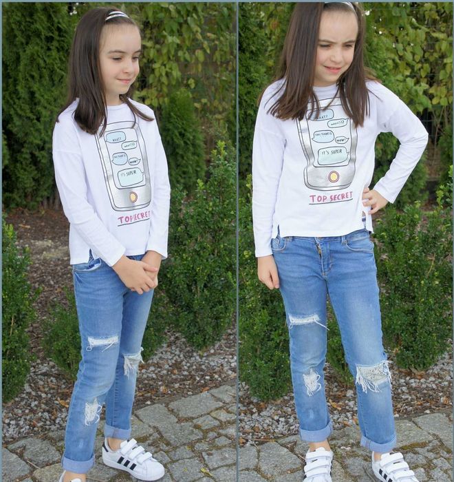 ZARA   spodnie jeansowe