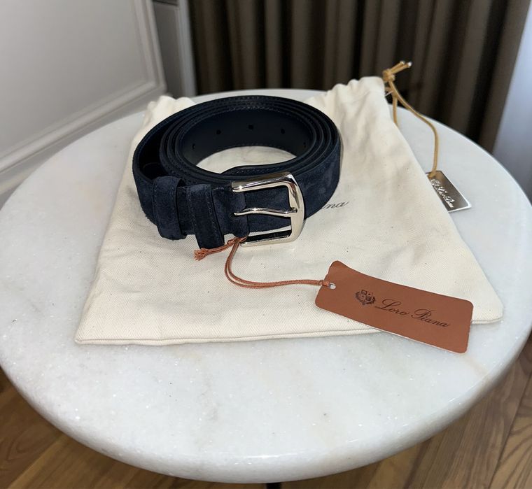 Замшевый ремень Loro Piana