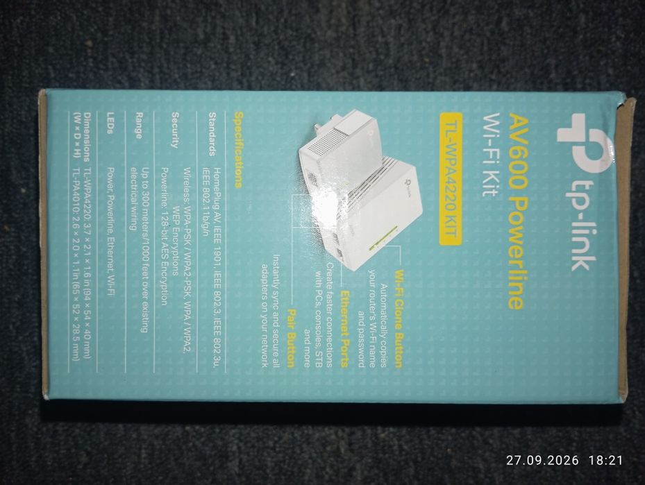 TP-Link TL-WPA4220 Powerline