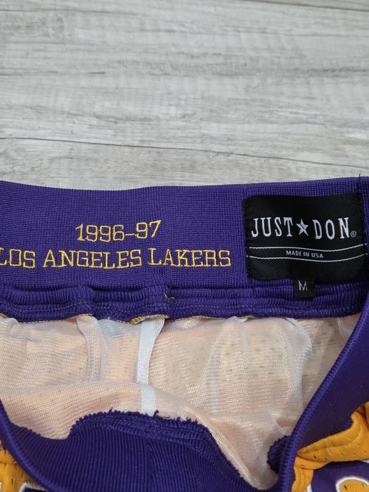 Spodenki szorty koszykarskie LA Lakers Just Don  M