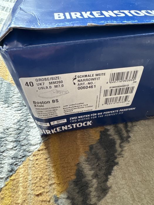 Birkenstock Boston Khaki