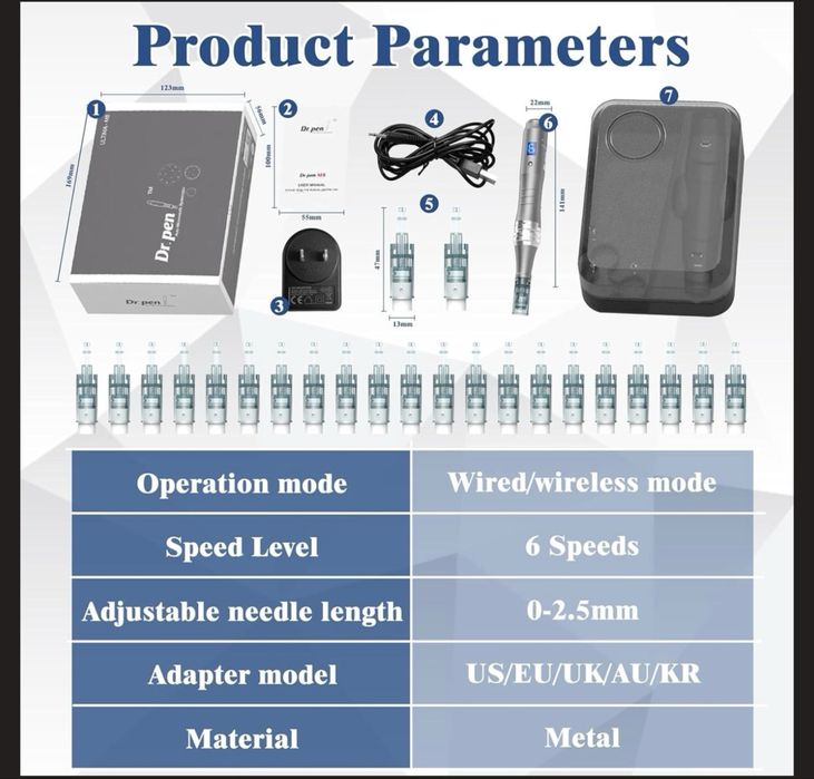 Беспроводной дермапен Dr. Pen M8 Ultima