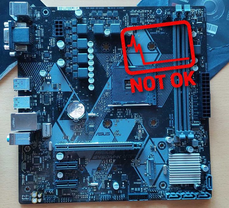 Motherboard ASUS Prime B450M-K | AMD Ryzen | Socket AM4