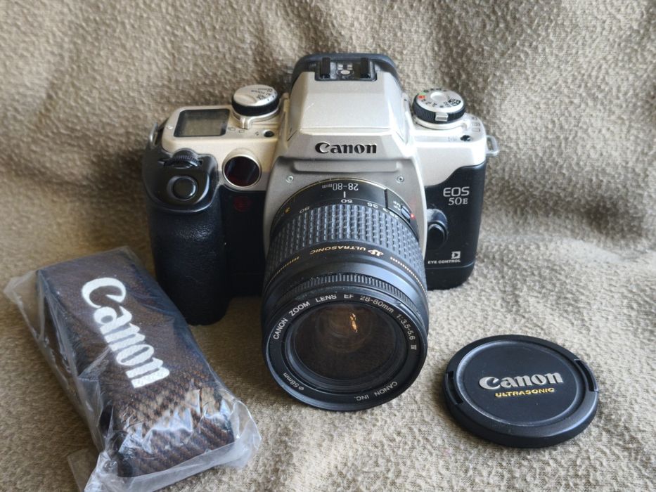 Canon EOS 50 E z obiektywem 28 -80
