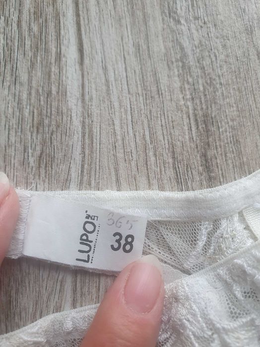 Pas do ponczoch kremowy Lupoline 38