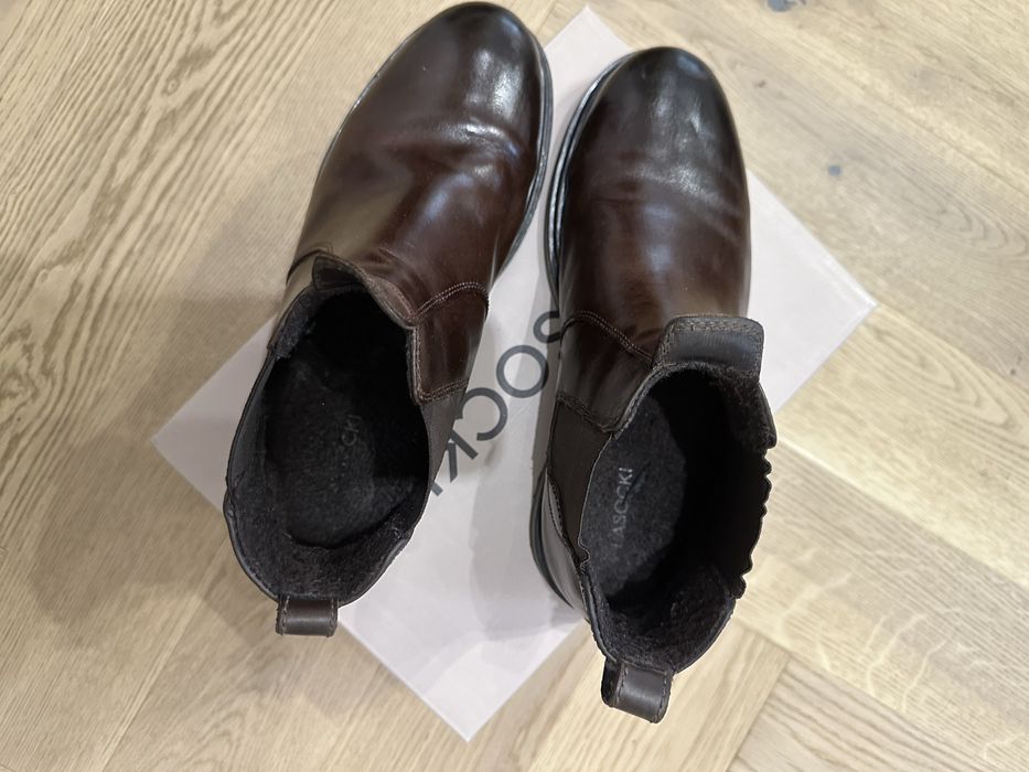 Buty sztyblety lasocki skórzane